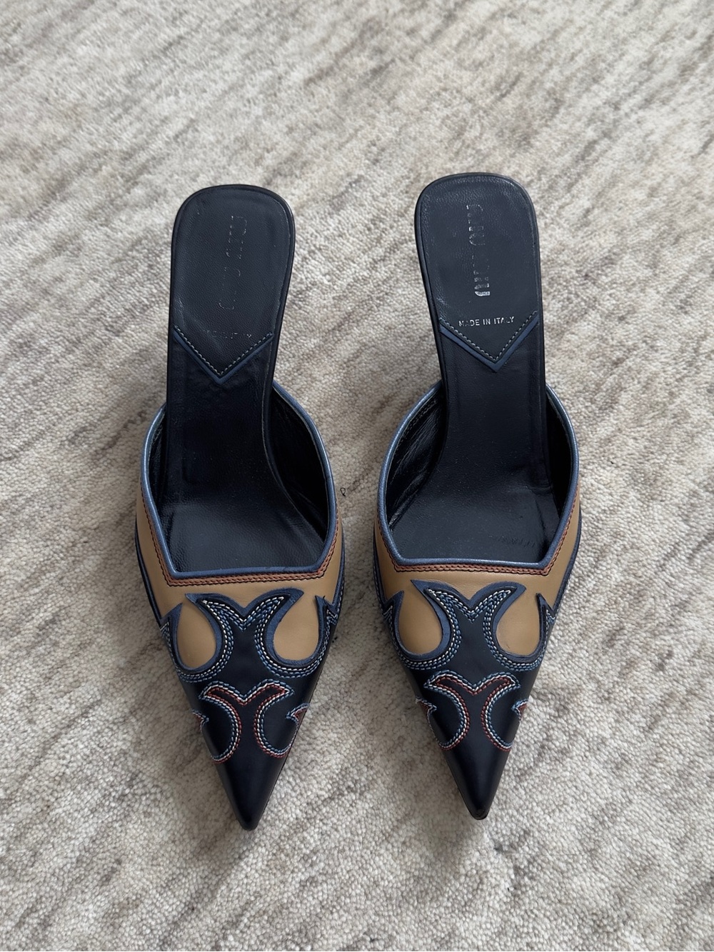 Vintage Miu Miu western heels - Picture 2 of 10